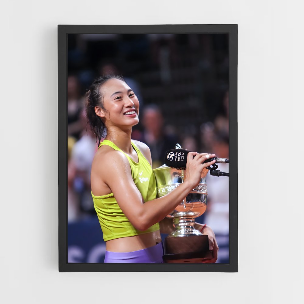 Poster Qinwen zheng – affiche Tennis (vue 2)